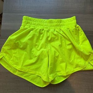 Track That High-Rise Lined - neon yellow